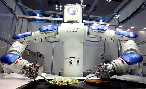 厨师机器人炒菜