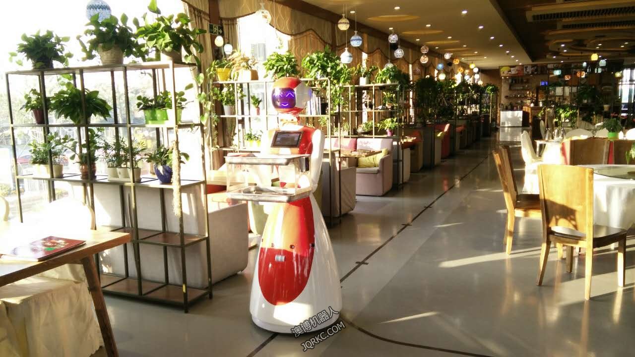 机器人餐厅效果图